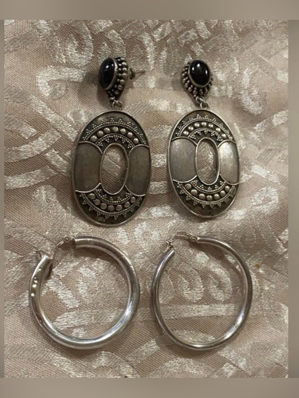 Sterling Silver Scrap Damaged Earrings #9536